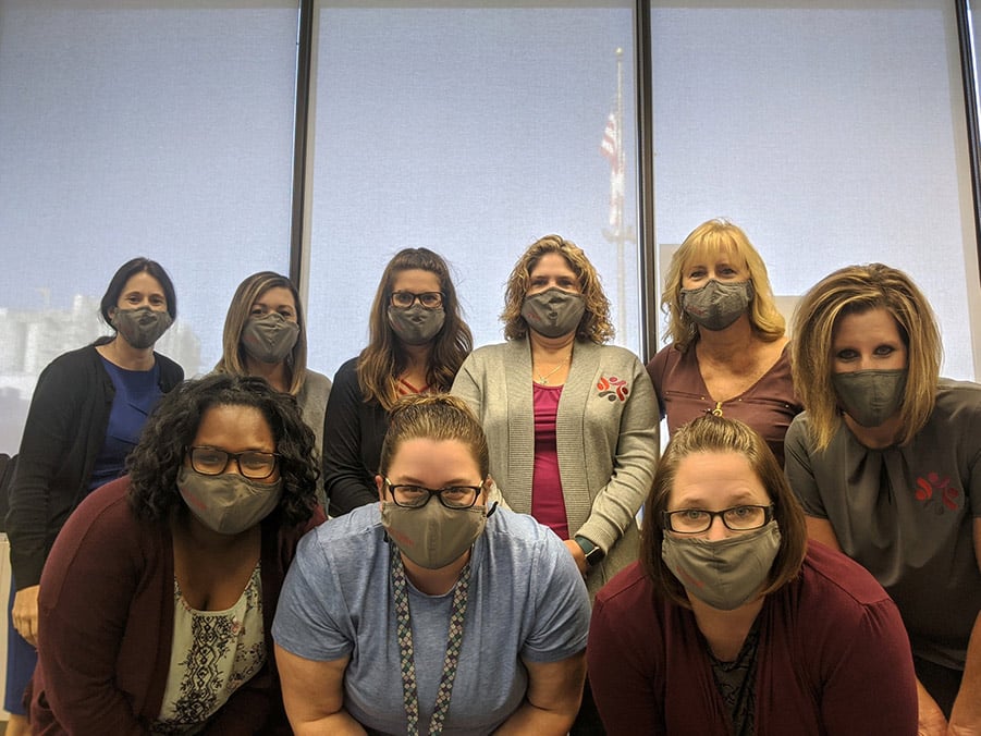 Kellogg of Omaha, Staff in masks